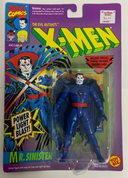 X-MEN Mr. Sinister With Power Light Blast The Evil Mutants Toybiz 1993 MOC New