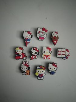 Hello Kitty Croc Charms