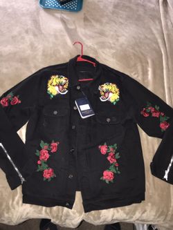 Reason clothing Denim jacket 🧥 sz xxl