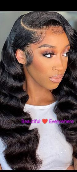 Human Hair La e Wig