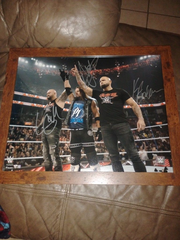 Wwe Autograph With Frame And Coa