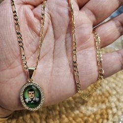 Jesus Malverde Necklace 