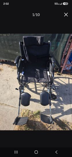 Black wheelchair