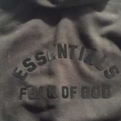 Medium Sized Black Essential Hoodie