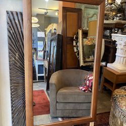 Mid-Century, Solid Wood Frame, Beautiful Mirror