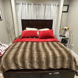 Bed Frame and Night Stand 