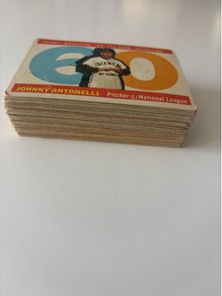 1960 Topps baseball card partial set of 50 different cards
