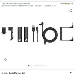 2x Sennheiser Pro Audio XSW-D PORTABLE LAVALIER SET w/ ME2-1| Lav