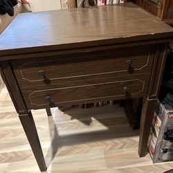 sewing machine with cabinet