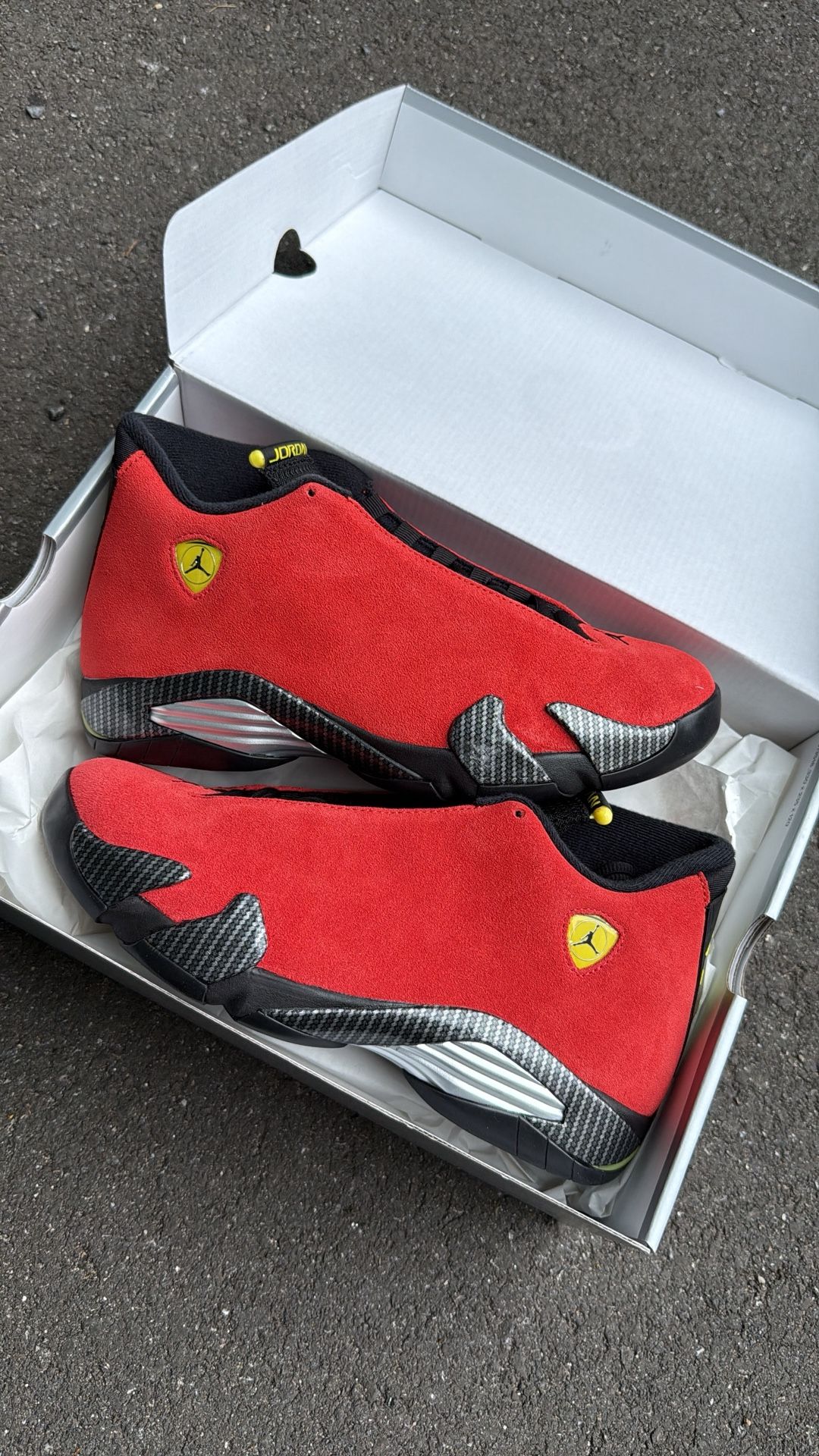 Air Jordan 14 Retro Ferrari Size 7.5, 8, 10, 10.5, 11, 13