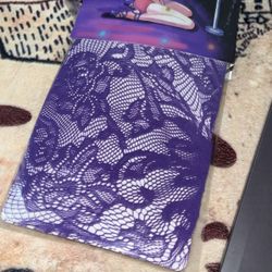 Purple One Pair Stockings Fishnet Tight High Waist