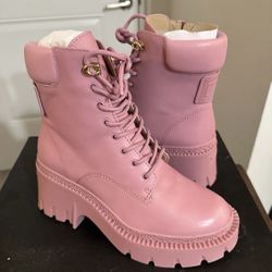 Coach Ainsley Leather Boot