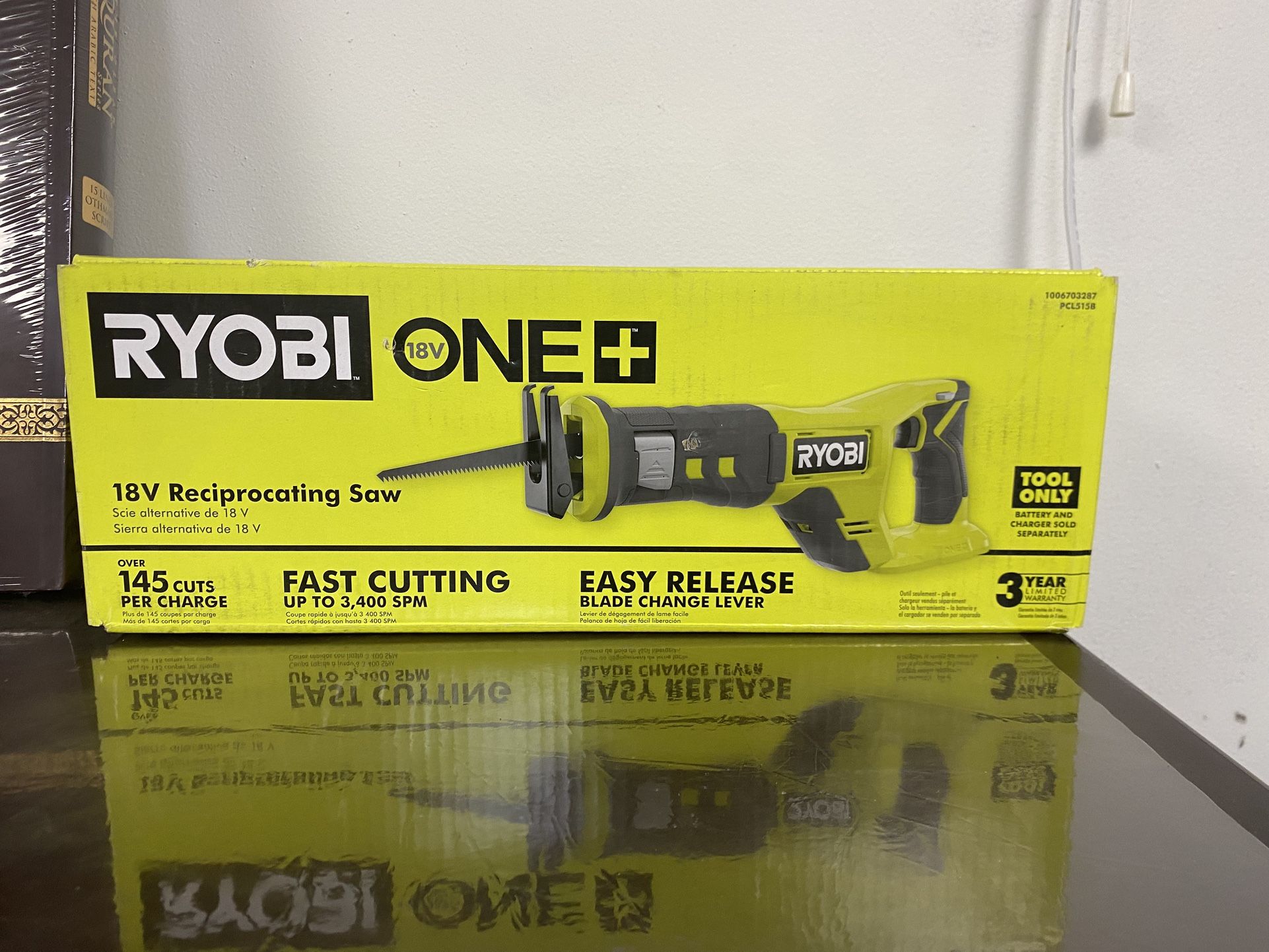 RYOBI 18V Reciprocating Saw – Brand New (Tool Only)