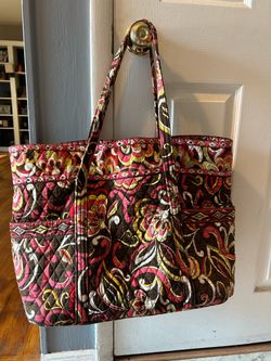 Vera Bradley Large Quilted Tote Bag