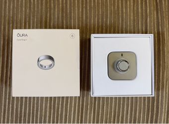 Oura Ring 4 - Silver - Size 6