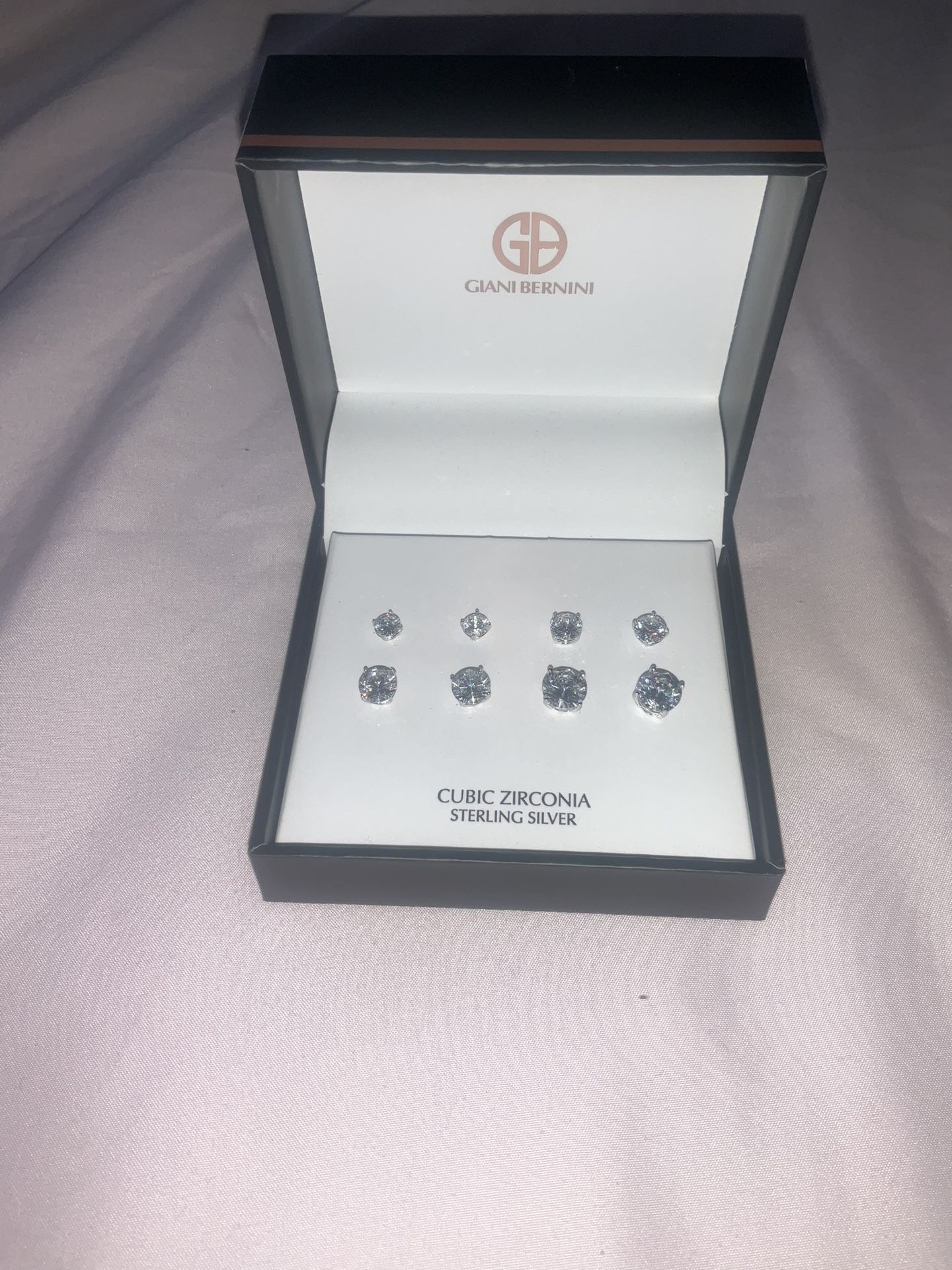 Sterling Silver Earring Set (4 Pairs)