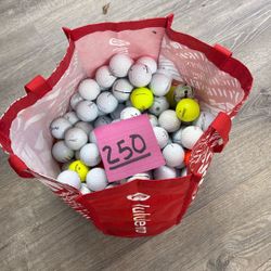 250 Bulk Golf Balls For Sale