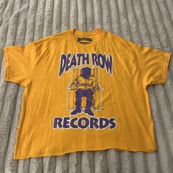 Men’s Death Row Records Tee Size XL (Horribly Cropped) 