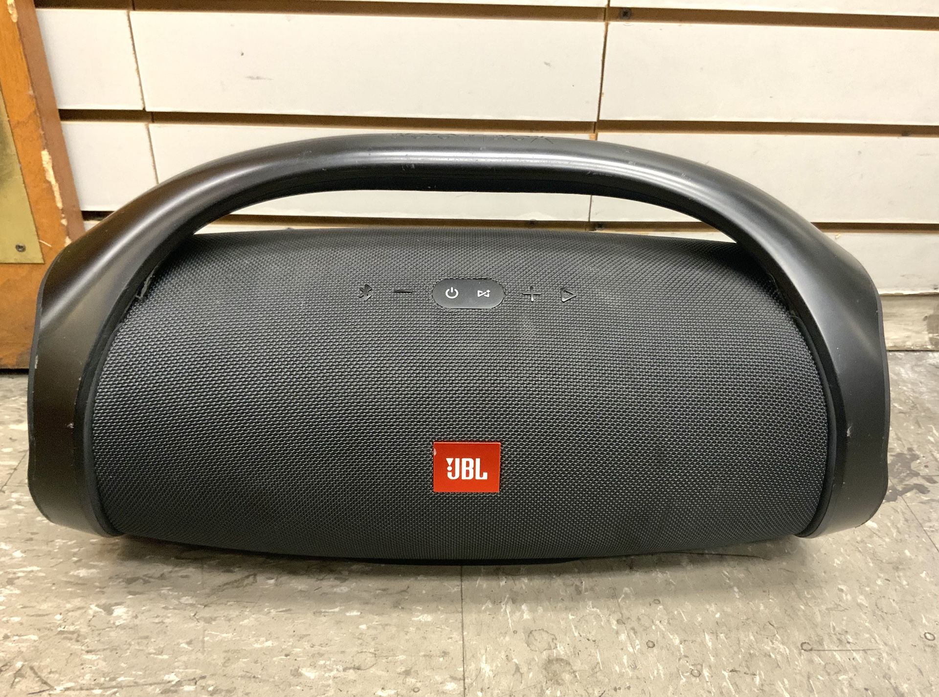 For Parts Repair JBL Speaker Boombox Bluetooth Portable In Original Box Rugged Music Audio Handheld Power Button Rock Classic Jazz Classic Blues