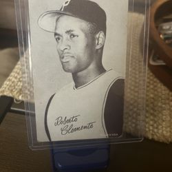 RARE (1(contact info removed)) Roberto Clemente Exhibit Card 