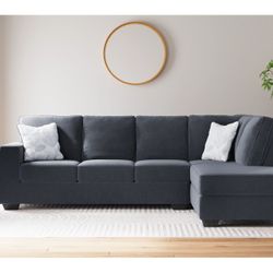 Ashley Furniture 2-Piece Sectional - Navy