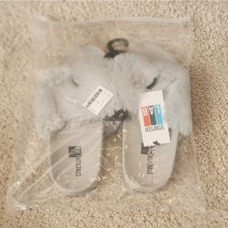 Orthopedic Faux Fur Slides