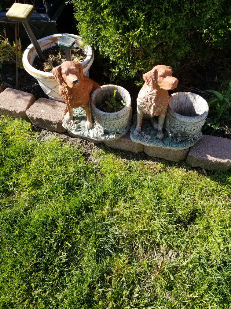 Dog Plant Pots 