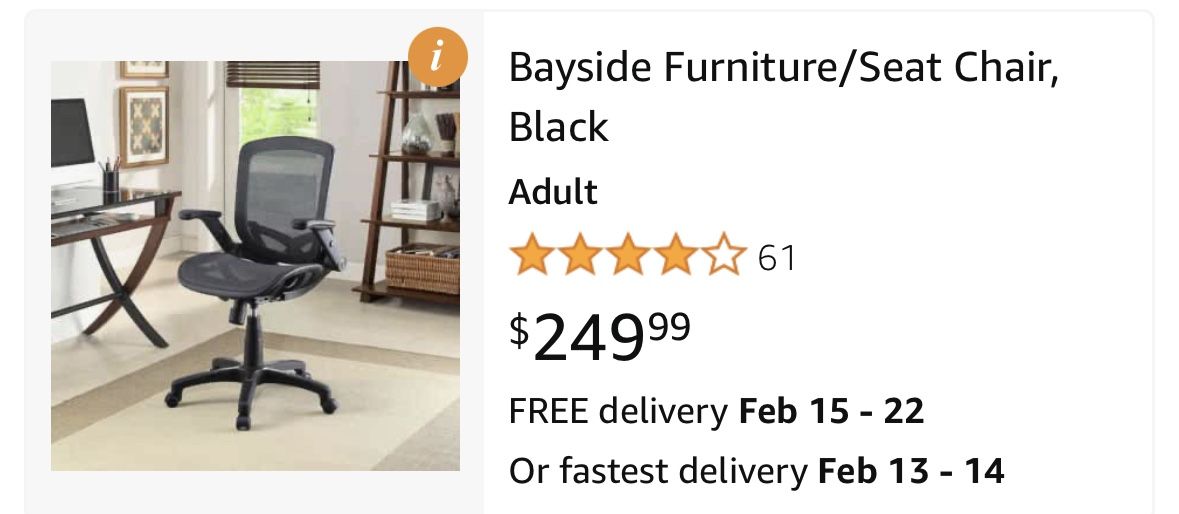 Bayside Office Mesh Chair