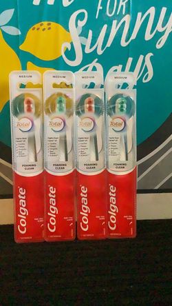 Colgate Total Foaming Clean Toothbrush 4-Pack price is firm