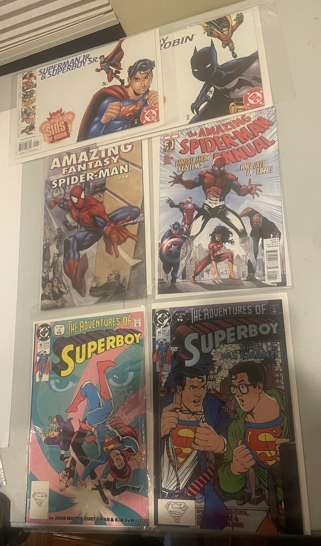 6 Old Comic Books