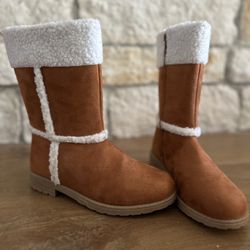 Fabkids Fur Trim Fuzzy Boot