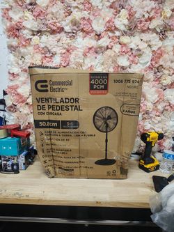 Commercial Electric
20 in. Oscillating Pedestal Fan with Adjustable Height in Black