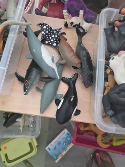 Sea animal figures collection