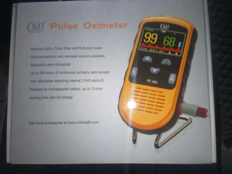 Rechargeable Pulse Oximeter