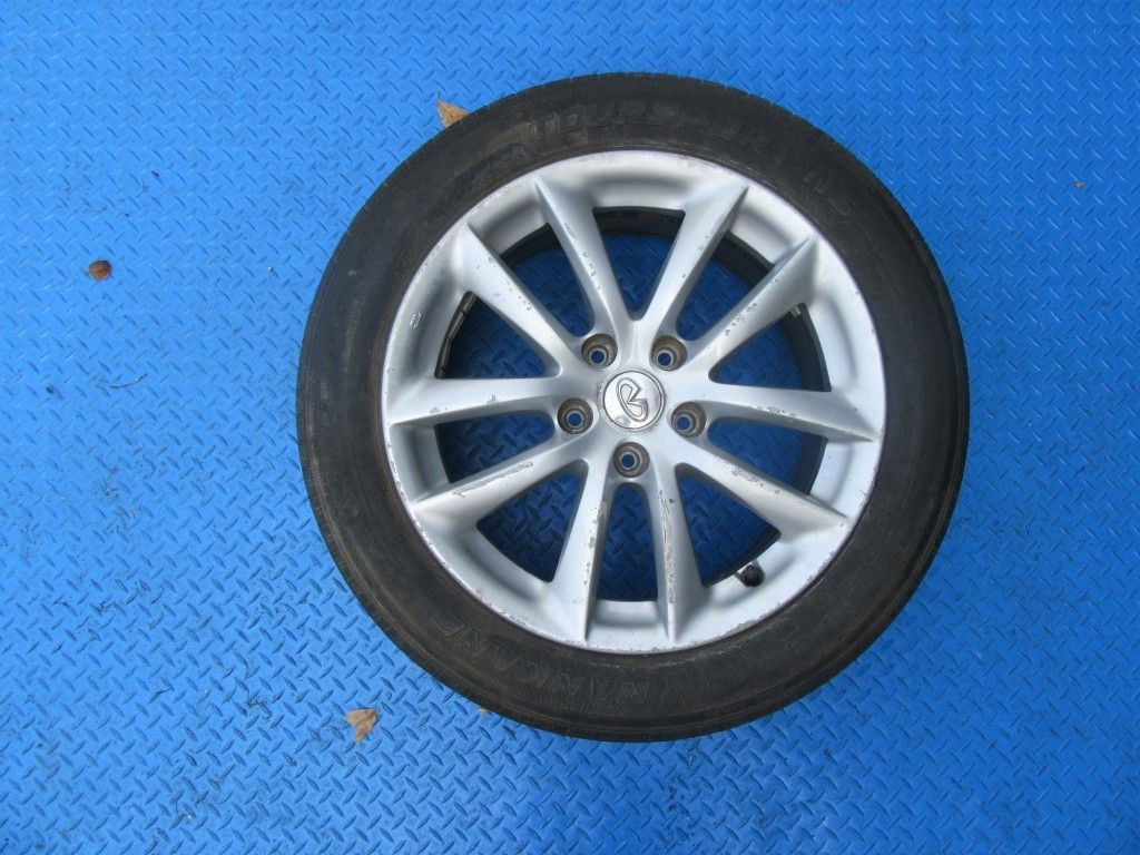 17" Infiniti G35 SINGLE rim tire wheel #6339