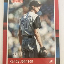 Donruss Randy Johnson #/2022 Rare Card MLB