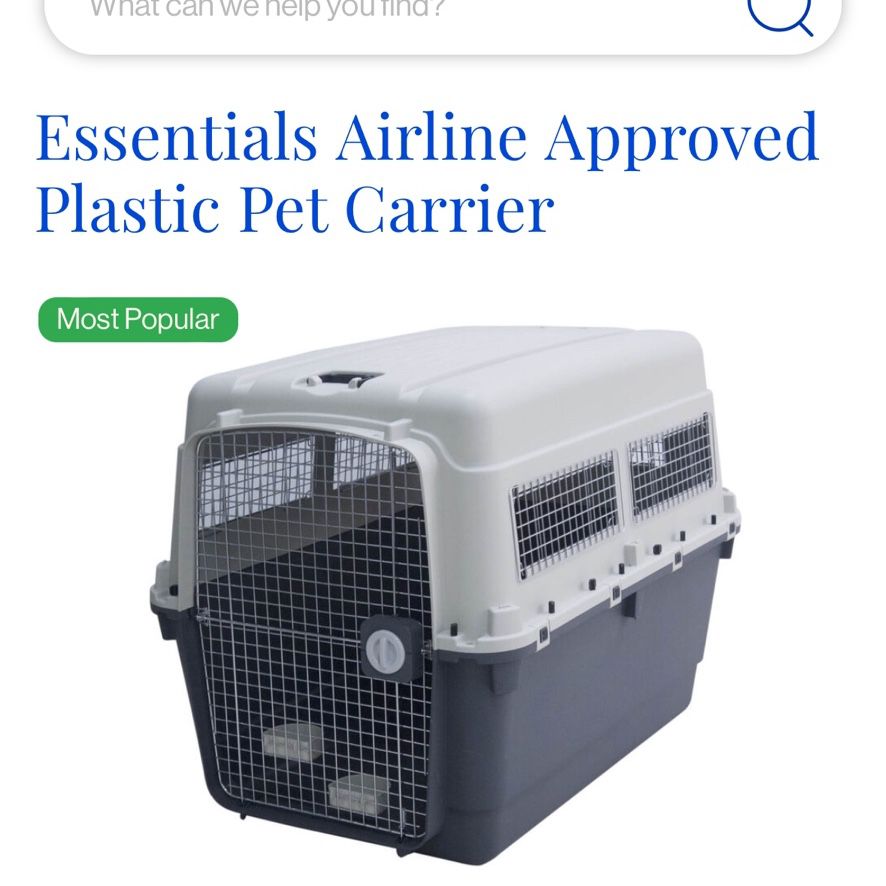 Kennel 48 Inches Pet carrier Airline Approved