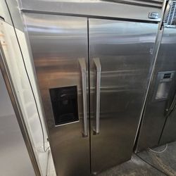 42" GE MONOGRAM BUILT IN STAINLESS STEEL REFRIGERATOR 