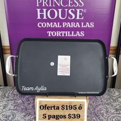 Comal Doble De Carbono Princess House 