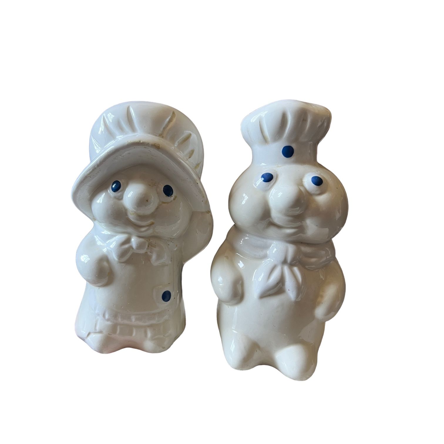 Pillsbury Doughboy Poppie Salt and Pepper Shakers 1988