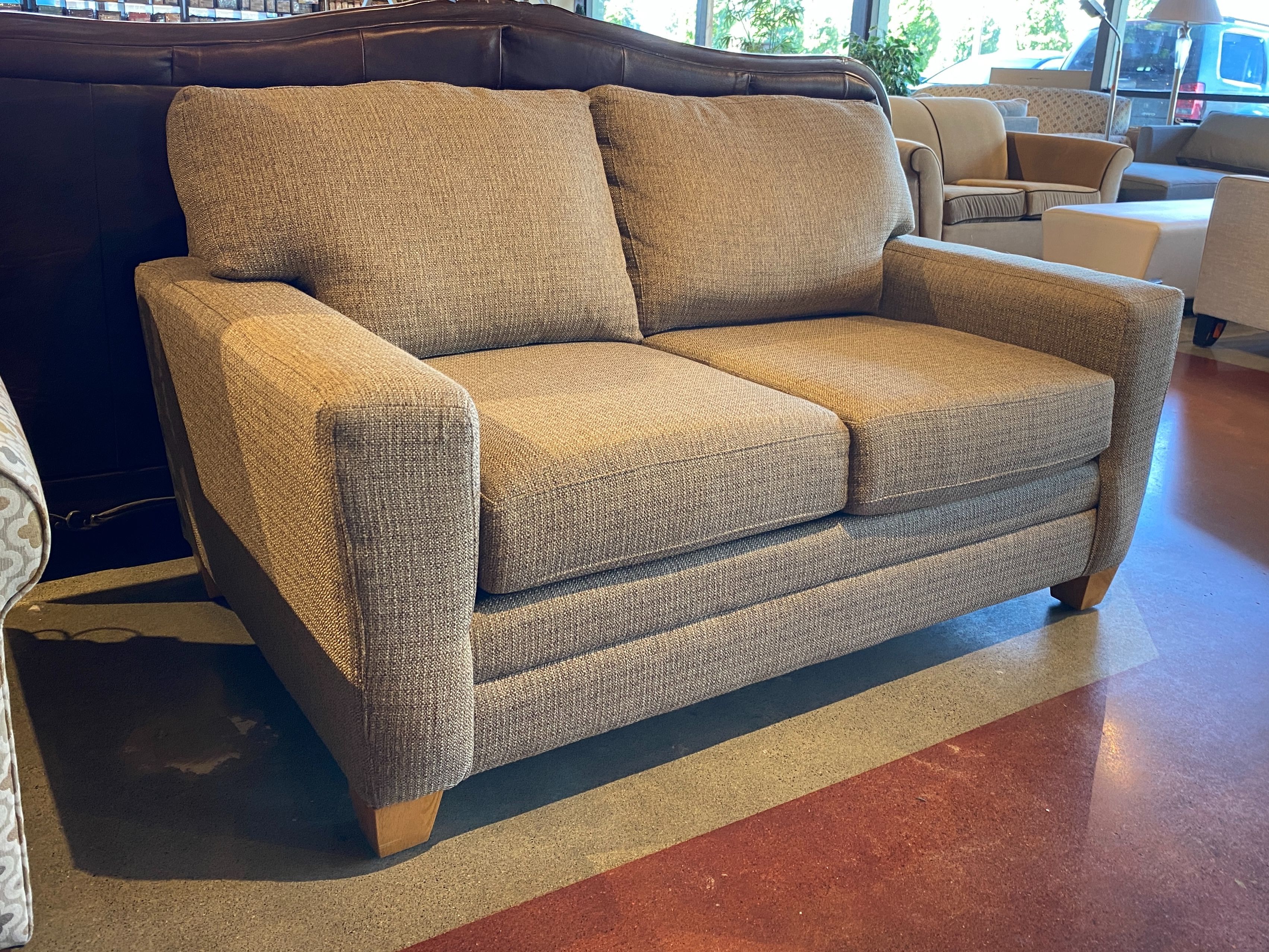 BASSETT Like New Neutral Loveseat
