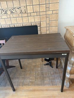 Small Vintage Wood Utility Table - Great Piece! - $100