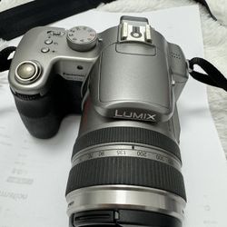 Panasonic Lumix Camera And Tele Conversion Lens