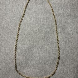 Rope Chain Necklace Solid Stainless Steel