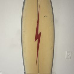 Gerry Lopez LightningBolt Vintage Surfboard 