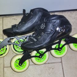 Atomic Pro 4 Inline Speed Skates, Size 8 (40 EU)