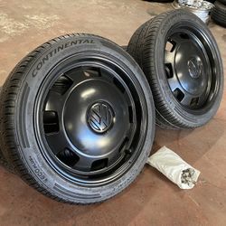 Volkswagen Beetle Wheels 215/45/17” Continental 