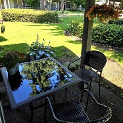 Patio Table & Chairs (Bar Height)