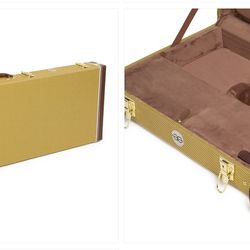 Brand New-AE Guitars Hardshell Case Tweed with Brown Sides for Jaguar / Jazzmaster only $90！