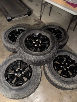 Jeep Wheels LT 255/ 75R 17 Off Road Wheels 5 Lug